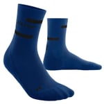 CEP Run Socks Mid Cut V4 Blå - Kompressionsstrumpor för Löpare - Handla nu på Loparshop.se!