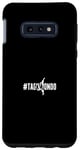 Coque pour Galaxy S10e Silhouette de Taekwondo #Taekwondo Fighter