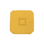 Soleil d'ocre, Alix Dessus de Chaise Gobelin, Polyester, Jaune radieux 40x40x3 cm