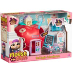 Mouse in The House Red Apple Schoolhouse Playset with Figures Mouseville Ages 3+