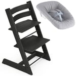 Stokke Tripp Trapp® chair - Oak black + newborn set