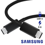 Cable USB 5A USB-C Charge Rapide 100W Original Samsung Chargeur Ultra Fast DN975