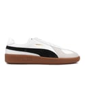 Puma Mens Army Trainers - White - Size UK 9