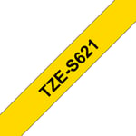 Brother TZE-S621 DirectLabel black on yellow extra strong Laminat 9mm