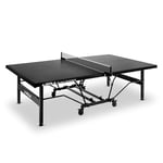 JOOLA Table de ping-Pong Professionnelle en Aluminium 6 mm - Surface Composite résistante aux intempéries - Montage Rapide, Outdoor Black Outdoor