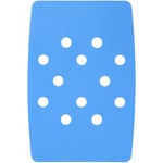 Siège de douche,Coussin de chaise de douche en pâte fixe, garde au chaud, conception de Perforation bleue eva, coussin de tabouret de douche Portable