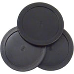 Airhockey-puck, Dia. 6,3 cm, svart, 6 st./ 1 förp., 17 g