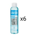 6x Avon Clearskin Blackhead Clearing Fresh Clarifying Face Toner - 100ml