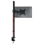 Duronic Single Monitor Arm Stand DMT251X2, PC Desk Mount, Extra Tall 100cm Pole,