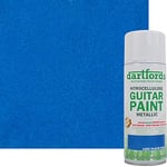 dartfords Lake Placid Blue Metallic Nitrocellulose Guitar Paint 400ml Aerosol