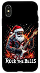 iPhone X/XS Rock the Bells Christmas Rocker Santa Rock Guitarist Case