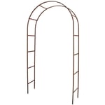 Louis Moulin - Arche tube ROND20 classique fer vieilli - 130x40x250 cm - Acier époxy