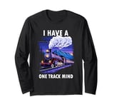 Train Engineer Gift Steam Engine Operator Railway Station Long Sleeve T-Shirt