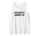 Hearts of Iron IV logo black Strategy Game Tank Top