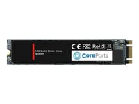 Coreparts - Ssd - 256 Gb - Read/Write: 550/470 Mb/S, Voltage: Dc 3.3V - Intern - M.2 2280 - Sata 6Gb/S - For Dell Latitude 52Xx  Hp Elitebook 1040 G3, 820 G3, 840 G3, 850 G3  Probook 64X G2, 650 G2