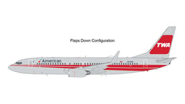 1/200 AMERICAN AIRLINES B737-800 FLAPS DOWN TWA HERITAGE G2AAL473F