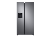 Samsung RS6GA854CB1 - Kjøleskap/fryser - side-ved-side med vannautomat, isdispenser - Wi-Fi - bredde: 91.2 cm - dybde: 71.6 cm - høyde: 178 cm - 635 liter - Klasse C - premium black steel