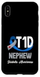 Coque pour iPhone XS Max Sensibilisation au diabète de type 1 T1D Neveu