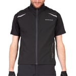 Endura Hummvee Mens Cycling Gilet Black Waterproof Windproof Reflective Road