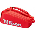 Wilson Super Tour 6 racketväska, röd