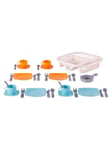 Cavallino Toys Cavallino Crockery with Dish Rack Orange 30pcs.