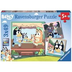 Puzzle 3x49 pieces Les aventures de Bluey - Ravensburger - LUDIQUE ET EDUCATIF -