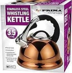 Prima 3.5 LTR Whistling Kettle Gold