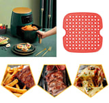 Air Fryer Mat silikon Röd 19 cm