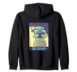 Funny Tarot Design - The Hermit Zip Hoodie