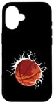 Coque pour iPhone 16 Basketteur Basketball Basket-ball