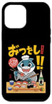 Coque pour iPhone 12 Pro Max Shark Mangeant des sushis japonais Kawaii Ramen Anime