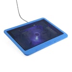 Laptop Cooler Cooling Pad Base Big Fan USB Stand LED Light for 14in Notebook SLS