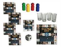 Drinking Game Party Night Stag Hen Adult Drink Including Alcohol Shot Glasses