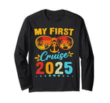 My First Cruise 2025 Summer Vacation Family Cruise Ship Long Sleeve T-Shirt