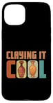 Coque pour iPhone 15 Plus Pottery Claying It Cool Machine à poterie