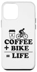 iPhone 12 mini Coffee Plus Bike Equals Life Case