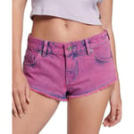 Short Superdry  Mini short délavé femme