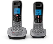 BT 7660 Cordless Landline House Phone with Nuisance Call Blocker, Digital Answer Machine, Twin Handset Pack