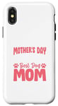 Coque pour iPhone X/XS Happy Mother's Day To The World Best Dog Mom Fur Baby