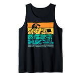 Retro Radio Vintage Broadcast Ham Radio Tank Top