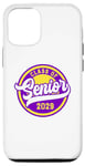 Coque pour iPhone 12/12 Pro T-shirt Senior Class Of 2029 High School College Senior
