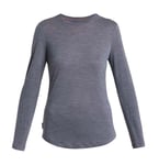 Icebreaker Women's Merino 125 Cool-Lite™ Sphere III Long Sleeve Tee Midnight Navy Heather, Midnight Navy Hthr, S