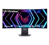 LG UltraGear Curved OLED Gaming Monitor 39GS95QE, 39 Inch, 1440p, 240Hz, 0.03ms Response Time, HDR 10, NVIDIA G-Sync & AMD FreeSync compatible, Smart Energy Saving, DisplayPort, HDMI