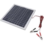 Panneau Solaire Portable 50 w avec une Longue Durée de Vie, Conception à Clip de Batterie et Câble de 3 Mètres pour le Camping, la Randonnée, le