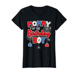 Mommy of the Birthday Boy Spider Theme Party Costume Present T-Shirt