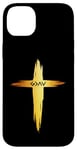 Coque pour iPhone 14 Plus Croix chrétienne « God is Faithful For All Seasons » pour homme et femme