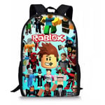 3D Roblox Skolväska Lunchväska Pennväska Backpack