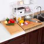 Set of 2 Bamboo Chopping Board Induction Ceramic Hob Cover Worktop Saver