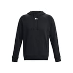 Under Armour Men's UA Rival Fleece Hoodie Shirt Black