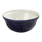 Tala Originals Traditional Stoneware Mixing Bowl, Indigo and Ivory, 5.5 litre Capacity